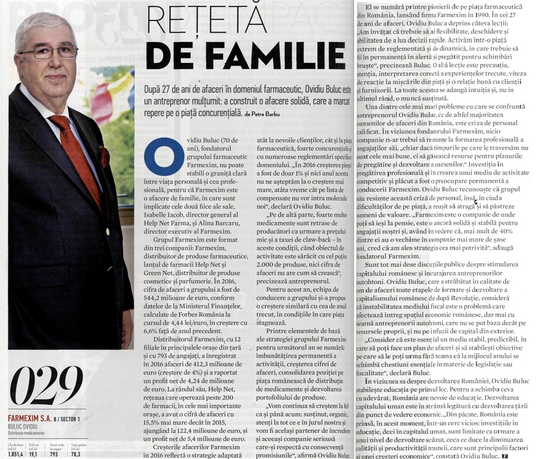 Farmexim.ro :: Farmexim in the media